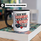 Retro Gamer Tasse Ich bin nicht alt ich bin Retro - Geschenk – Schwarz [farbe:schwarz]