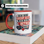 Retro Gamer Tasse Ich bin nicht alt ich bin Retro - Geschenk – Rot [farbe:rot]