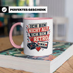 Retro Gamer Tasse Ich bin nicht alt ich bin Retro - Geschenk – Rosa [farbe:rosa]
