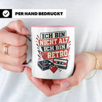 Retro Gamer Tasse Ich bin nicht alt ich bin Retro - Geschenk – Rosa [farbe:rosa]