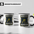 Gamer Tasse Nur noch ein Level versprochen - Retro Spielhall – Schwarz [farbe:schwarz]