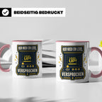 Gamer Tasse Nur noch ein Level versprochen - Retro Spielhall – Rosa [farbe:rosa]