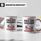 Poker Papa Tasse Wie ein normaler Papa nur mit besserem Blat – Rosa [farbe:rosa]