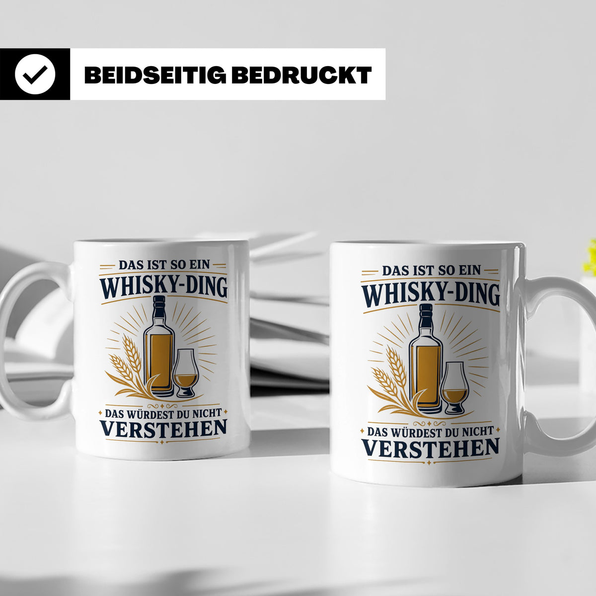 Whisky Tasse Das ist so ein Whisky Ding das würdest du nicht – Weiß [farbe:weiß]