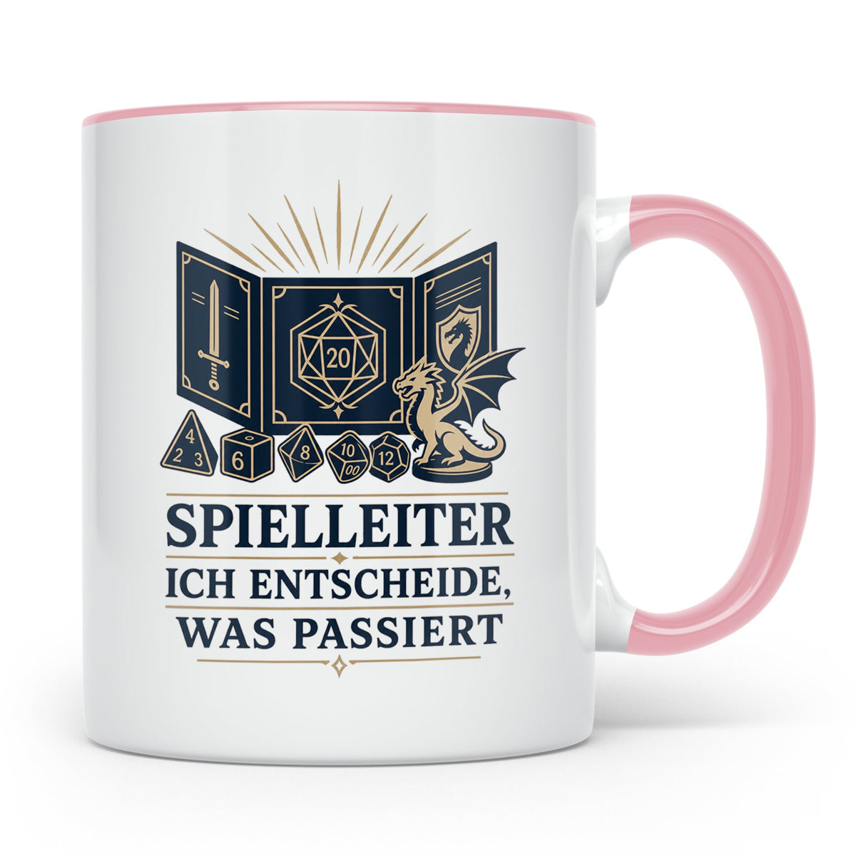 Spielleiter Tasse Ich entscheide was passiert - Rollenspiel  – Rosa [farbe:rosa]