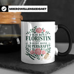 Floristin Tasse Ich bin Floristin was ist deine Superkraft - – Schwarz [farbe:schwarz]
