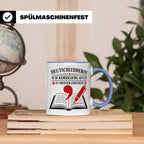Deutschlehrerin Tasse Ich korrigiere auch in meiner Freizeit – Blau [farbe:blau]