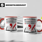 Deutschlehrerin Tasse Ich korrigiere auch in meiner Freizeit – Rot [farbe:rot]