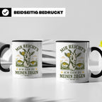 Ziegen Tasse Mir reichts ich geh zu meinen Ziegen - Geschenk – Schwarz [farbe:schwarz]