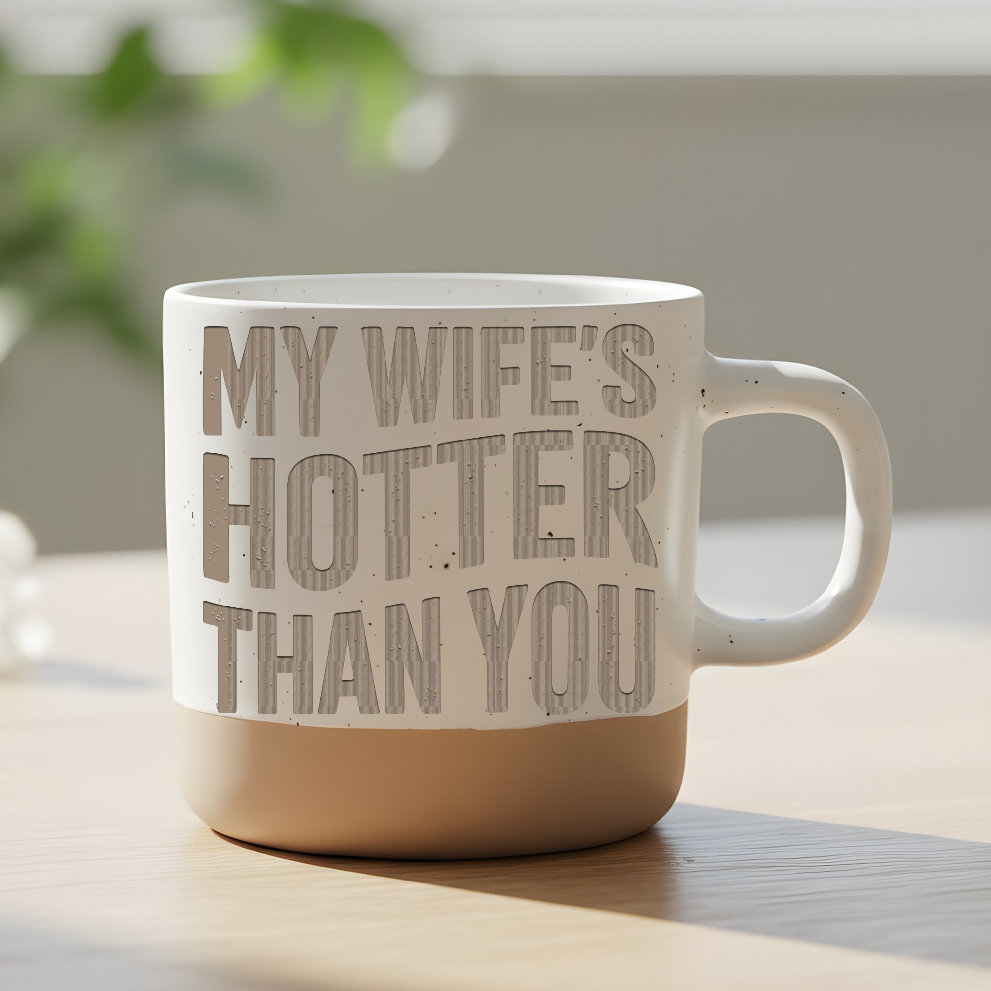 My Wifes Hotter Than You Tasse Lustiges Geschenk Ehemann Kaffeetasse S – Bild 6