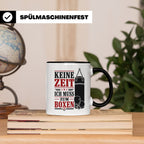 Boxen Tasse Keine Zeit ich muss zum Boxen - Geschenk für Box – Schwarz [farbe:schwarz]