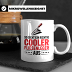 Fliesenleger Tasse - So sieht ein cooler Fliesenleger aus! G – Weiß [farbe:weiß]