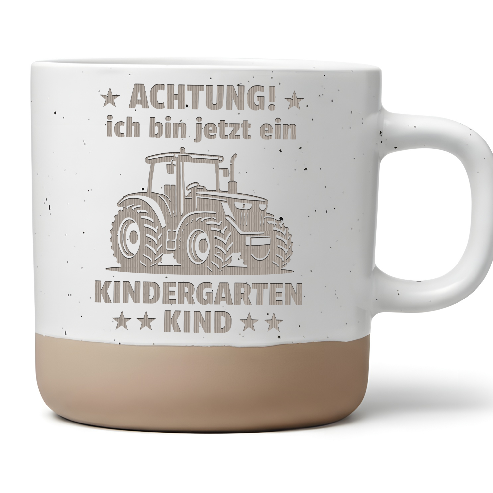 Tasse Kindergartenkind Traktor Geschenk Kindergartenstart Kaffeetasse  – Bild 1