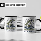 Hecht Tasse Hechtsaison ist im Winter - Geschenk für Hechtan – Schwarz [farbe:schwarz]