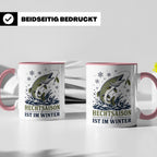 Hecht Tasse Hechtsaison ist im Winter - Geschenk für Hechtan – Rosa [farbe:rosa]