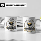Fondue Tasse Fondue-Chef - Lustiges Geschenk für Gastgeber P – Weiß [farbe:weiß]