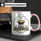 Fondue Tasse Fondue-Chef - Lustiges Geschenk für Gastgeber P – Rosa [farbe:rosa]