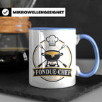 Fondue Tasse Fondue-Chef - Lustiges Geschenk für Gastgeber P – Blau [farbe:blau]