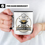 Fondue Tasse Fondue-Chef - Lustiges Geschenk für Gastgeber P – Schwarz [farbe:schwarz]
