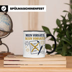 Silvester Tasse Mein Vorsatz kein Vorsatz - Lustiges Neujahr – Schwarz [farbe:schwarz]