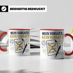 Silvester Tasse Mein Vorsatz kein Vorsatz - Lustiges Neujahr – Rot [farbe:rot]