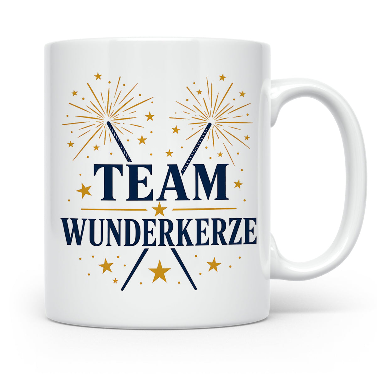 Silvester Tasse Team Wunderkerze - Geschenk für Familie Freu – Weiß [farbe:weiß]