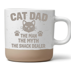 Cat Dad Tasse Lustiges Geschenk Männer Katzen Papa Kaffeetasse Spruch  – Bild 1