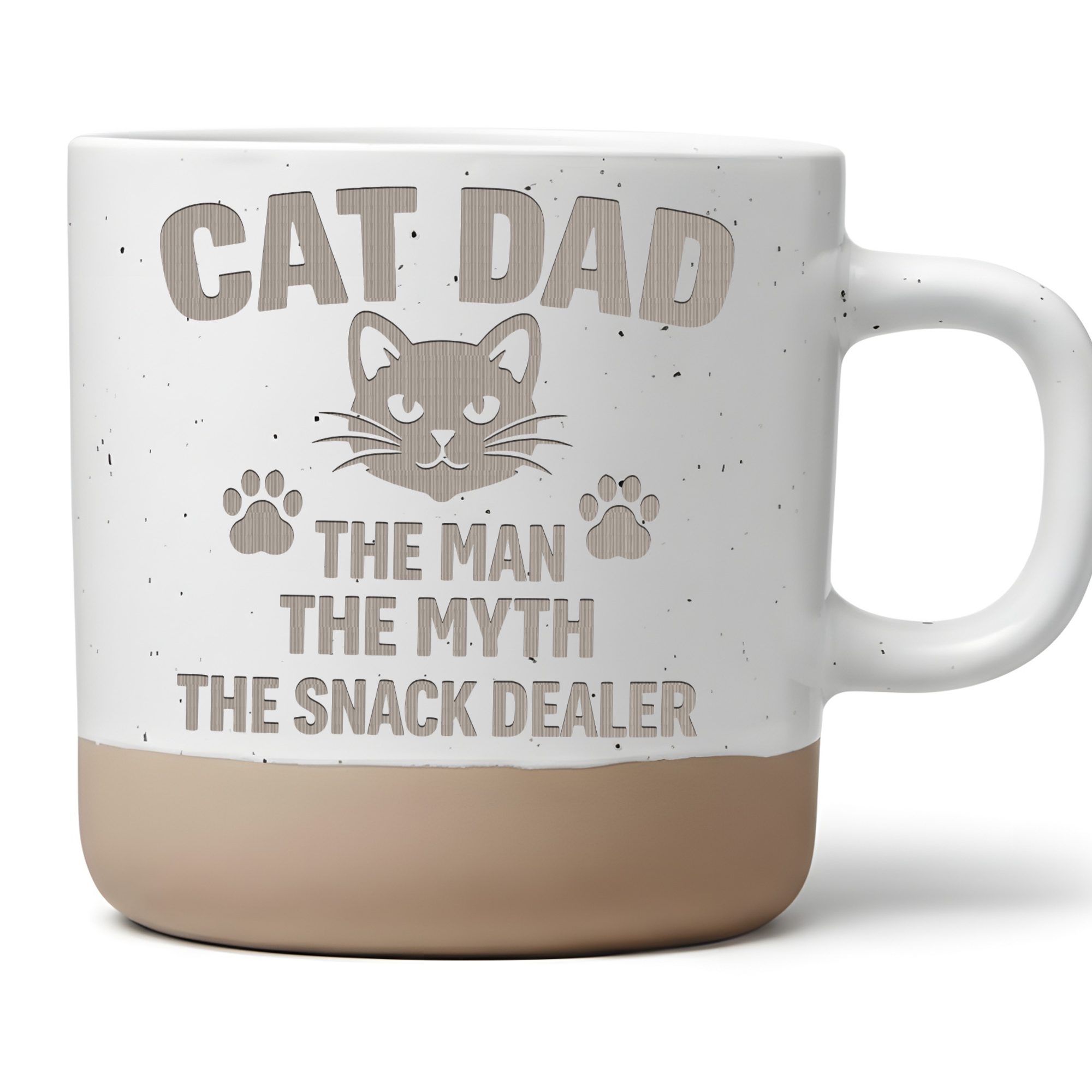 Cat Dad Tasse Lustiges Geschenk Männer Katzen Papa Kaffeetasse Spruch  – Bild 1