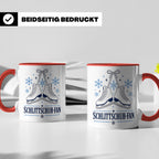 Schlittschuh Tasse Schlittschuh-Fan - Geschenk für Eisläufer – Rot [farbe:rot]