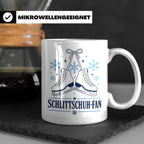 Schlittschuh Tasse Schlittschuh-Fan - Geschenk für Eisläufer – Weiß [farbe:weiß]