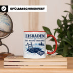 Eisbaden Tasse Eisbaden ist meine Therapie - Geschenk für Ei – Rot [farbe:rot]
