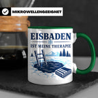 Eisbaden Tasse Eisbaden ist meine Therapie - Geschenk für Ei – Grün [farbe:grün]
