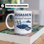 Eisbaden Tasse Eisbaden ist meine Therapie - Geschenk für Ei – Weiß [farbe:weiß]