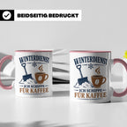Winterdienst Tasse Ich schippe für Kaffee - Lustiges Geschen – Rosa [farbe:rosa]