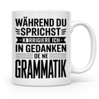 Lehrer Grammatik Tasse Klassenlehrer Geschenk Lehrer Kaffeet – Weiß [farbe:weiß]