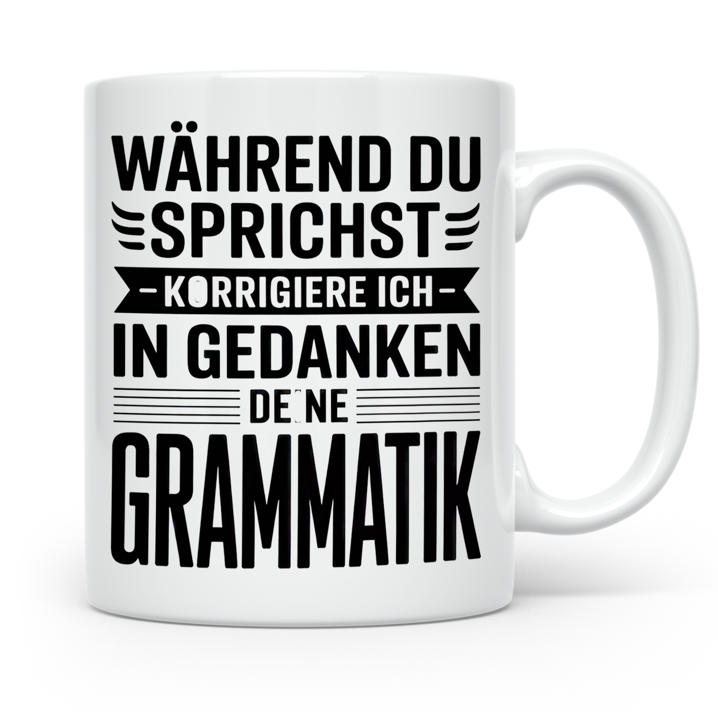 Lehrer Grammatik Tasse Klassenlehrer Geschenk Lehrer Kaffeet – Weiß [farbe:weiß]