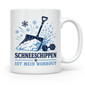 Schneeschippen Tasse ist mein Workout - Lustiges Geschenk fü – Weiß [farbe:weiß]