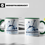 Schneeschippen Tasse ist mein Workout - Lustiges Geschenk fü – Grün [farbe:grün]