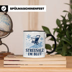 Winterdienst Tasse Streusalz im Blut - Lustiges Geschenk für – Schwarz [farbe:schwarz]