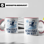 Winterdienst Tasse Streusalz im Blut - Lustiges Geschenk für – Rosa [farbe:rosa]