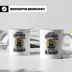 Lokführer Tasse - Geboren um Lokführer zu sein! Eisenbahn Ge – Weiß [farbe:weiß]