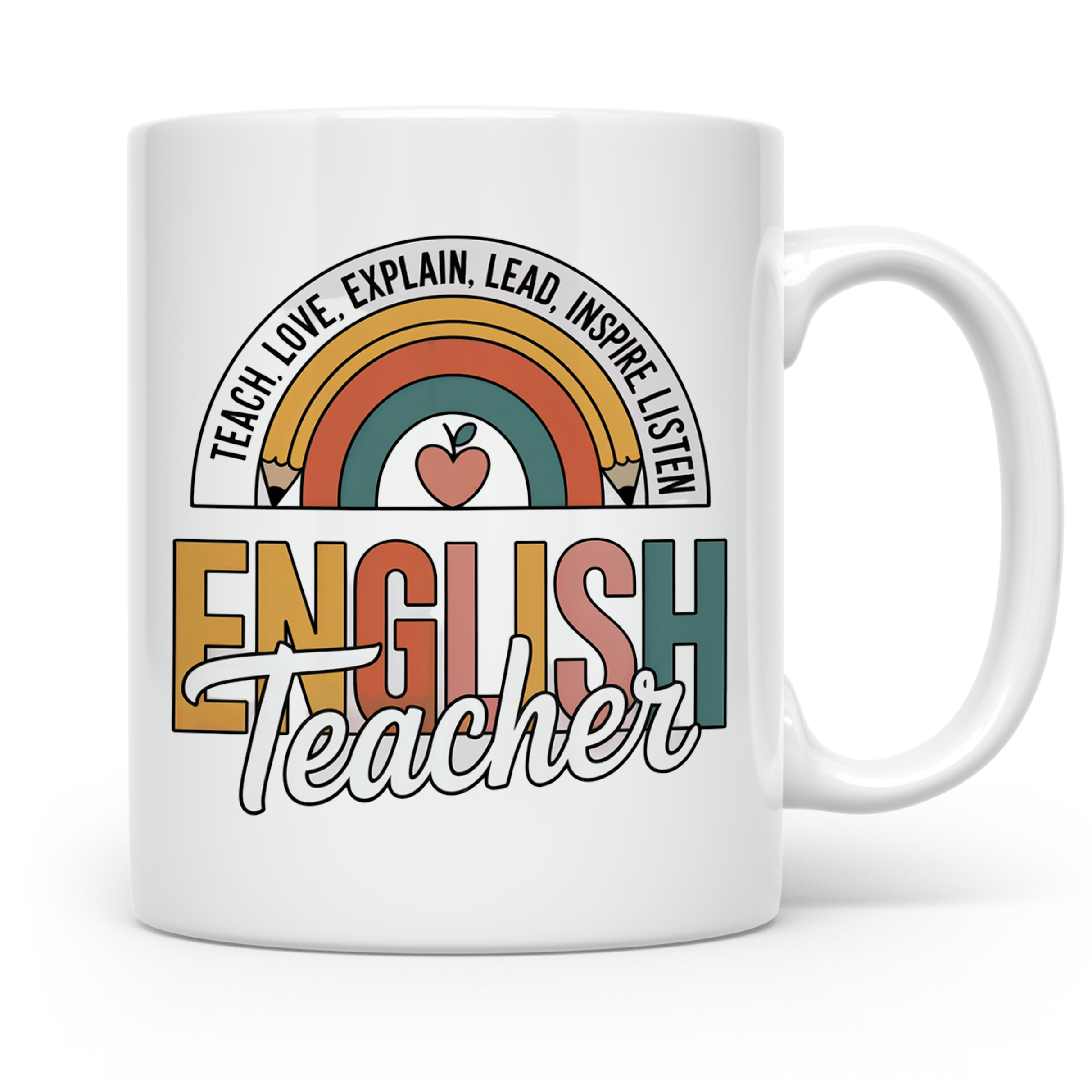 Englischlehrer Tasse Für beste Englisch Lehrerin & Englischl – Weiß [farbe:weiß]