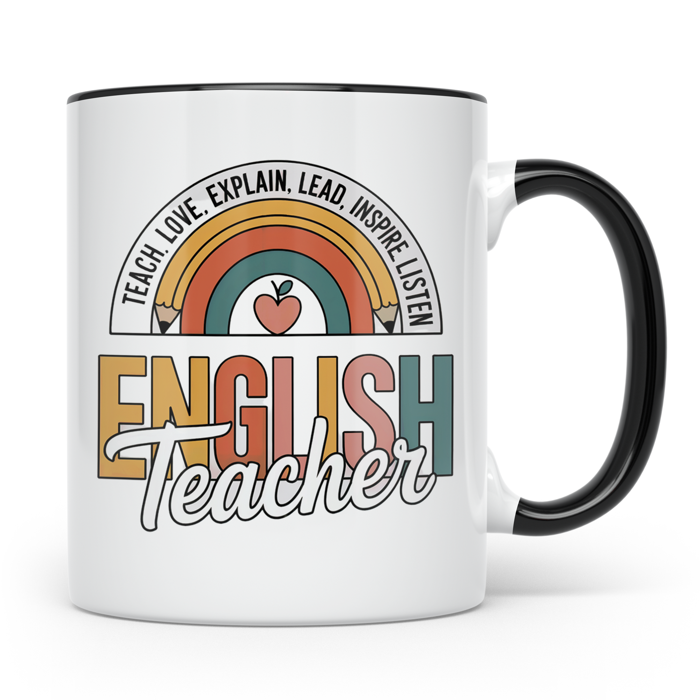 Englischlehrer Tasse Für beste Englisch Lehrerin & Englischl – Schwarz [farbe:schwarz]