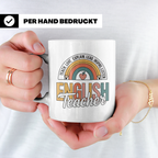 Englischlehrer Tasse Für beste Englisch Lehrerin & Englischl – Weiß [farbe:weiß]