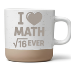 Mathe Tasse mit Spruch I Love Math Forever Lustige Kaffeetasse für Mat – Bild 1