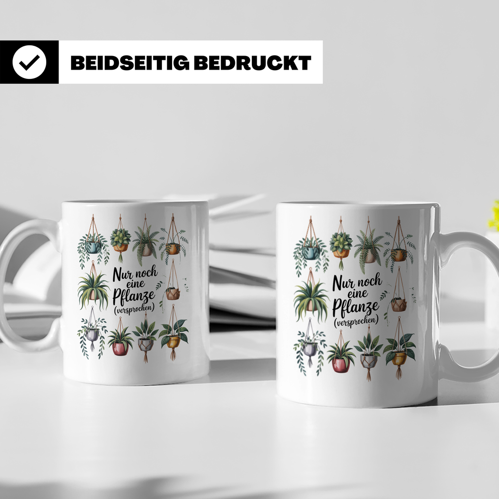 Pflanzen Kaffeetasse Hängepflanzen Deko Geschenkidee für Zim – Weiß [farbe:weiß]