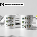 Pflanzen Kaffeetasse Hängepflanzen Deko Geschenkidee für Zim – Weiß [farbe:weiß]