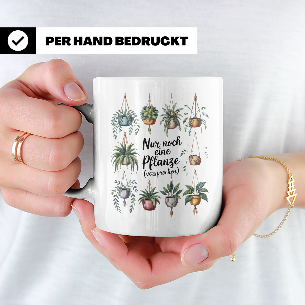 Pflanzen Kaffeetasse Hängepflanzen Deko Geschenkidee für Zim – Weiß [farbe:weiß]