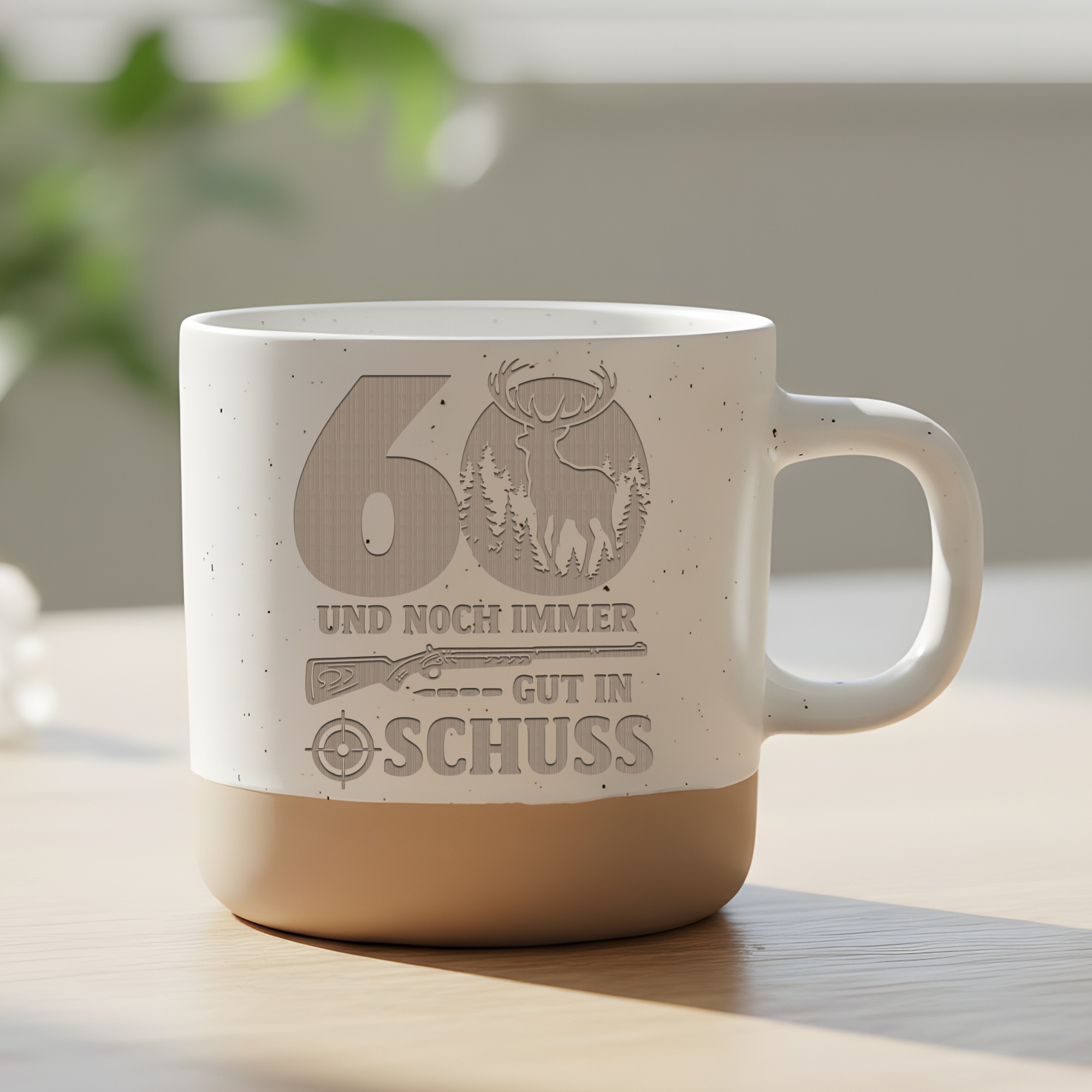 Tasse 60 Geburtstag Jäger Geschenk Lustig Kaffeetasse Jagd 60 Jahre Gu – Bild 6