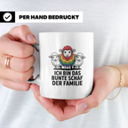 Buntes Schaf Tasse Ich bin das bunte Schaf der Familie LGBTQ – Weiß [farbe:weiß]